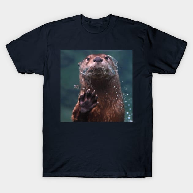 North American River Otter T-Shirt by Sharonzoolady